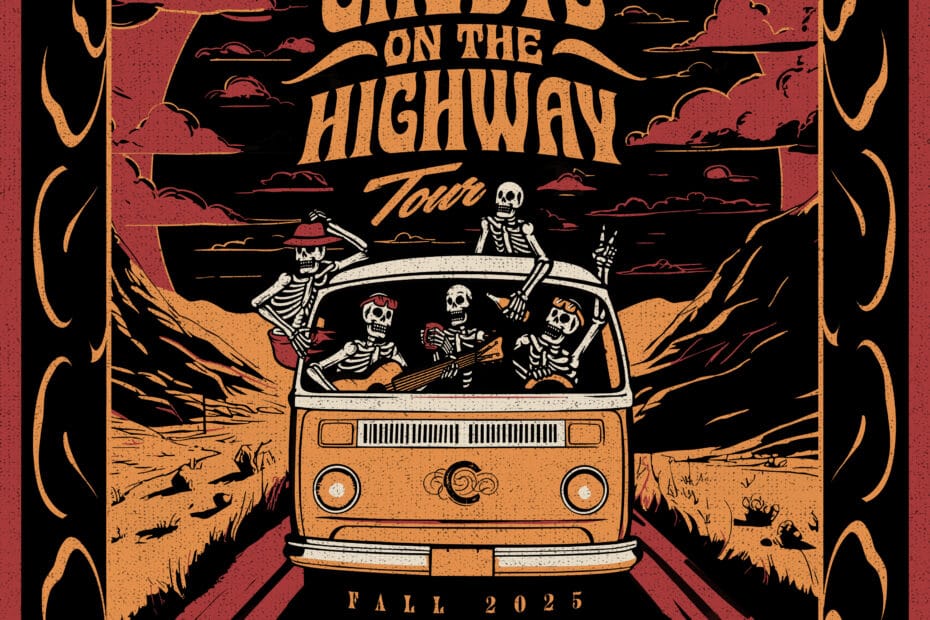 Ghosts on the Highway Tour Poster