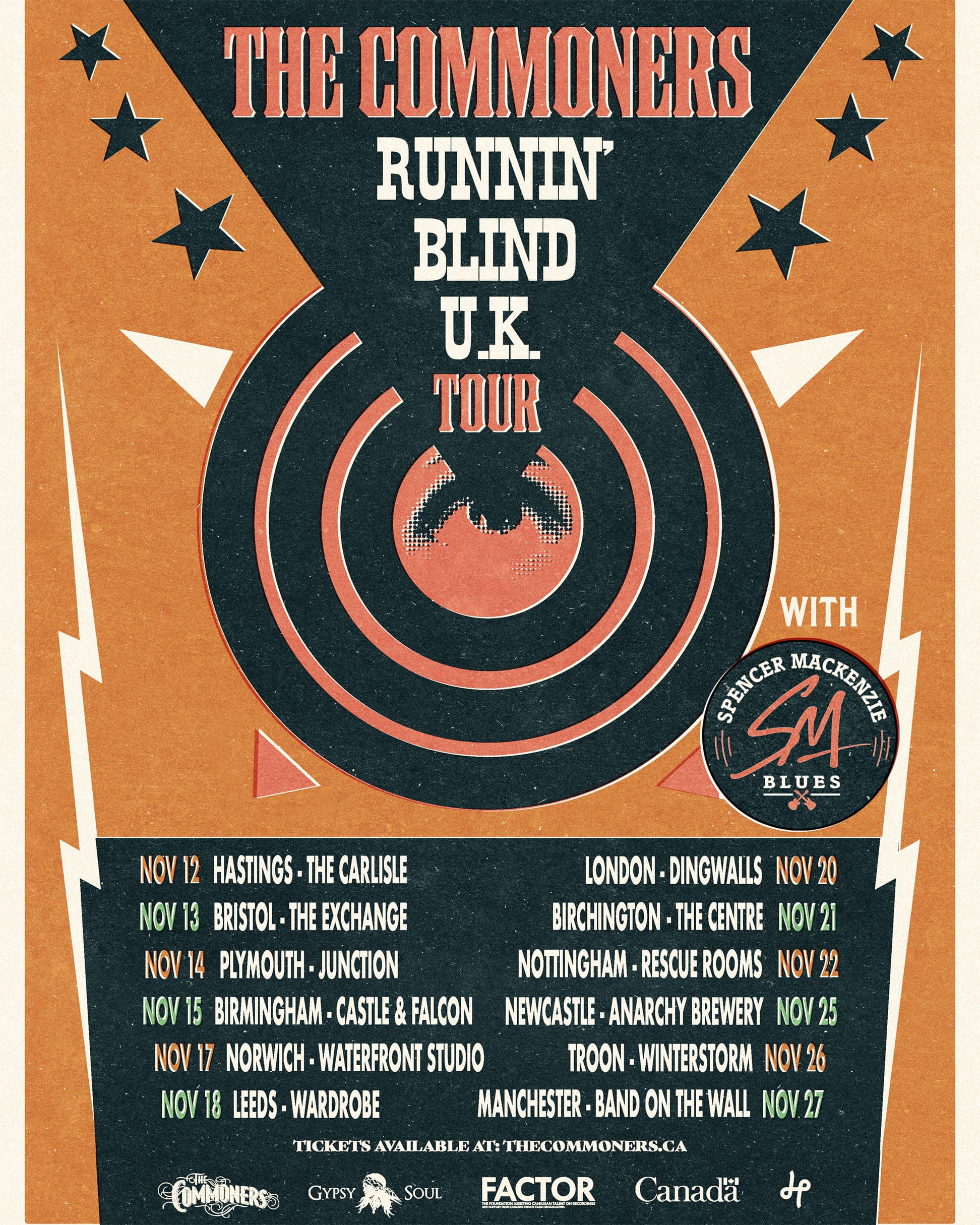 The Commoners - 2026 Fall UK Tour -